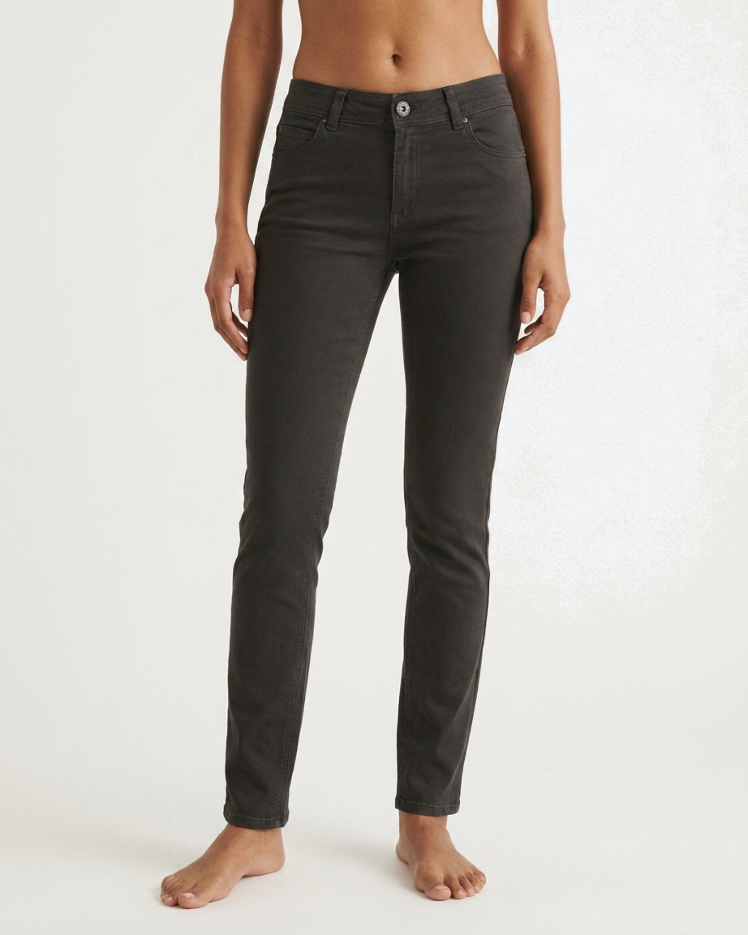 MARC LAUGE Luna Twill Jeans DENIM/TWILL 546 BOTTLE GREEN