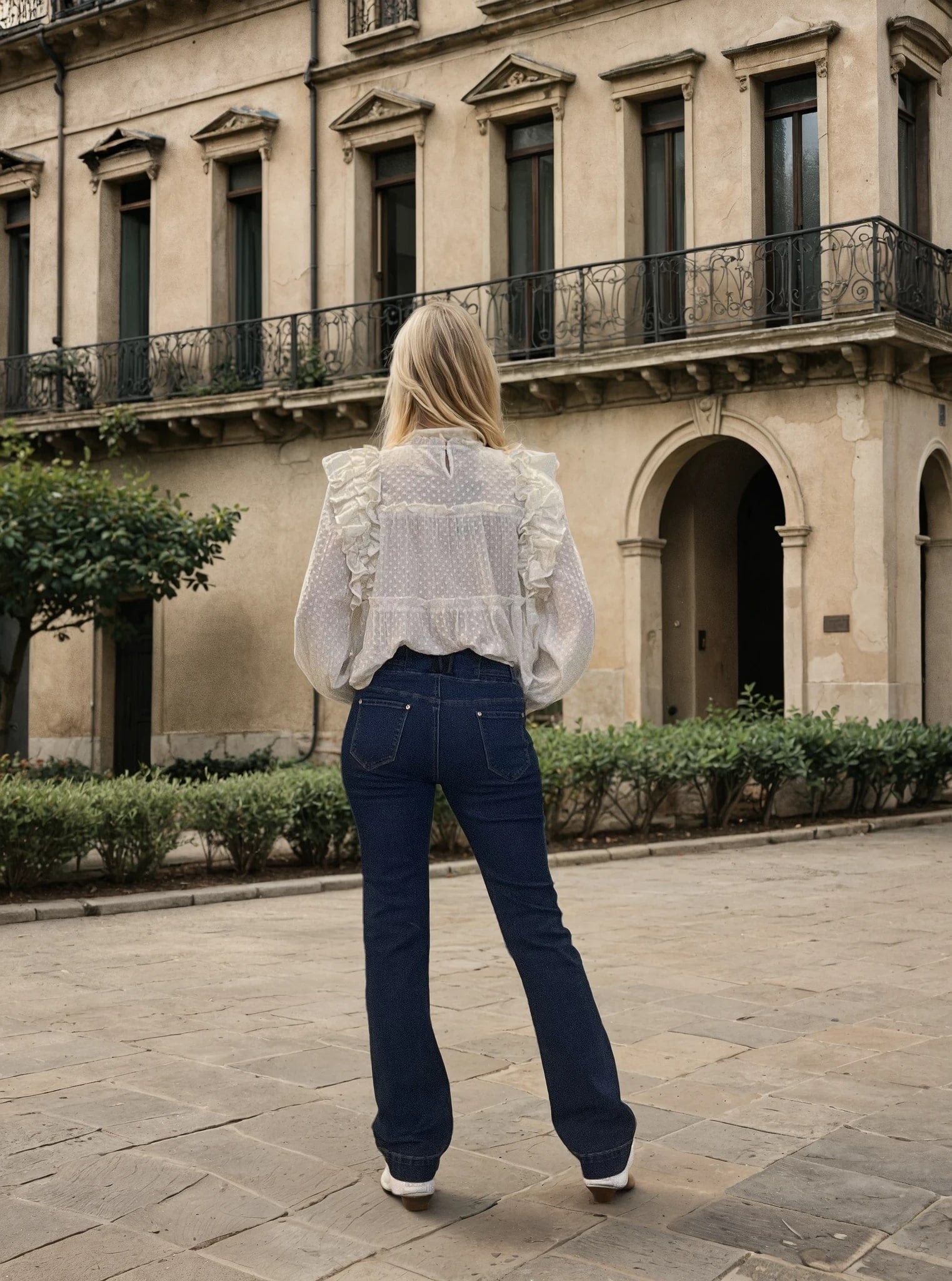 M JEANS M-Logo Flare Denim Jeans DENIM/TWILL 9396 DENIM USED