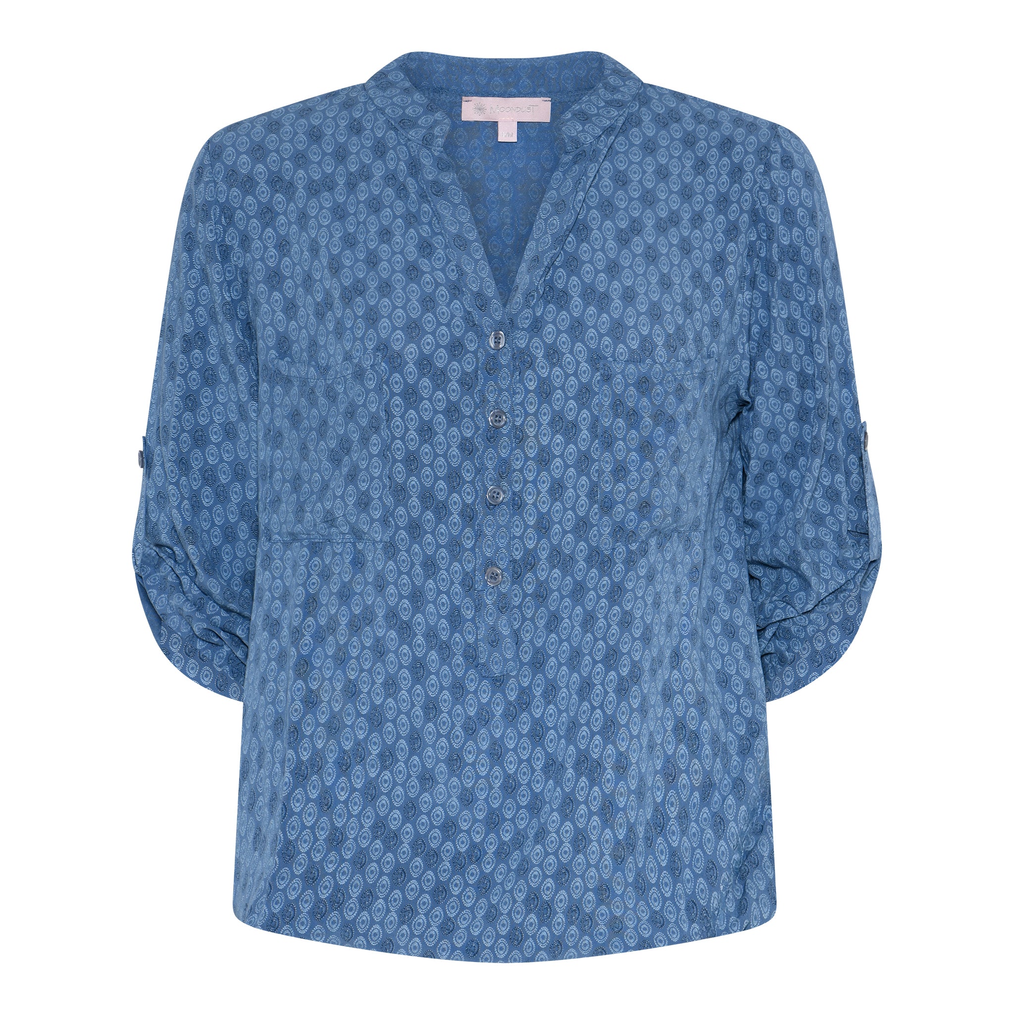 MAPP MAGGIE CIRCEL BLOUSE BLOUSE/SHIRT 108 JEANS BLUE
