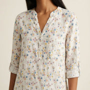 MAPP MAGGIE SMALL FLOWER BLOUSE/SHIRT 10 WHITE