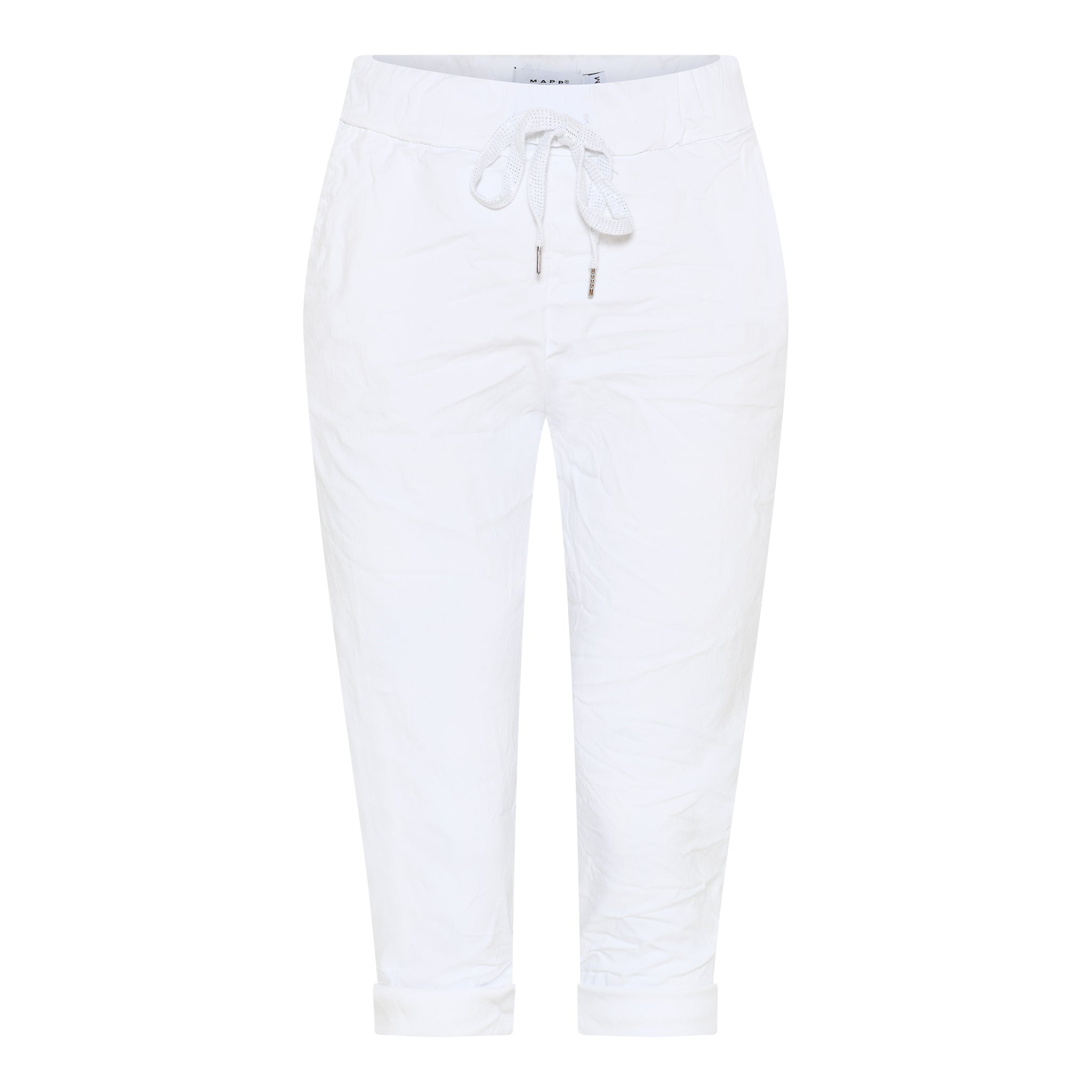 M JEANS MAGIC SOLID PIRATE PANTS 3/4 10 WHITE