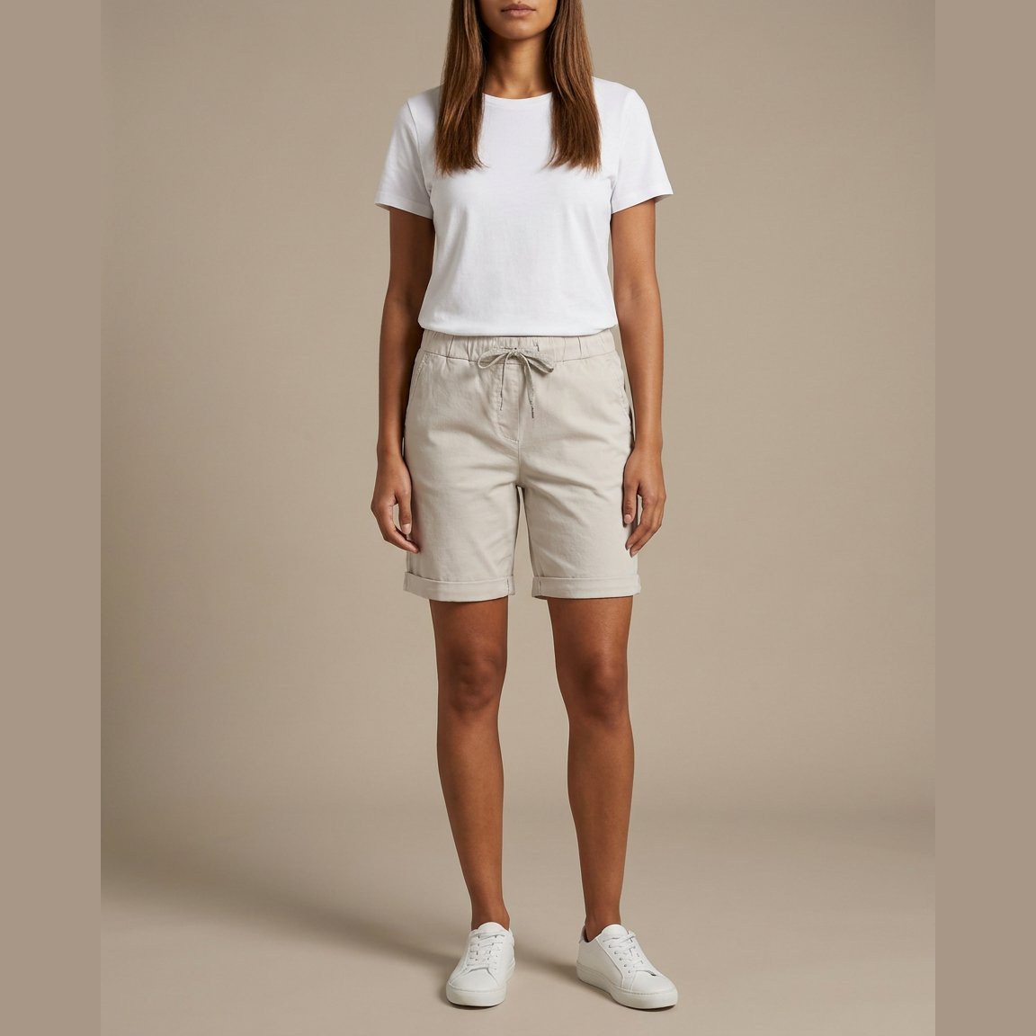 MOONDUST MAGIC SOLID SHORTS SHORTS/SKIRT 27 SAND