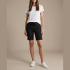 MOONDUST MAGIC SOLID SHORTS SHORTS/SKIRT 80 BLACK