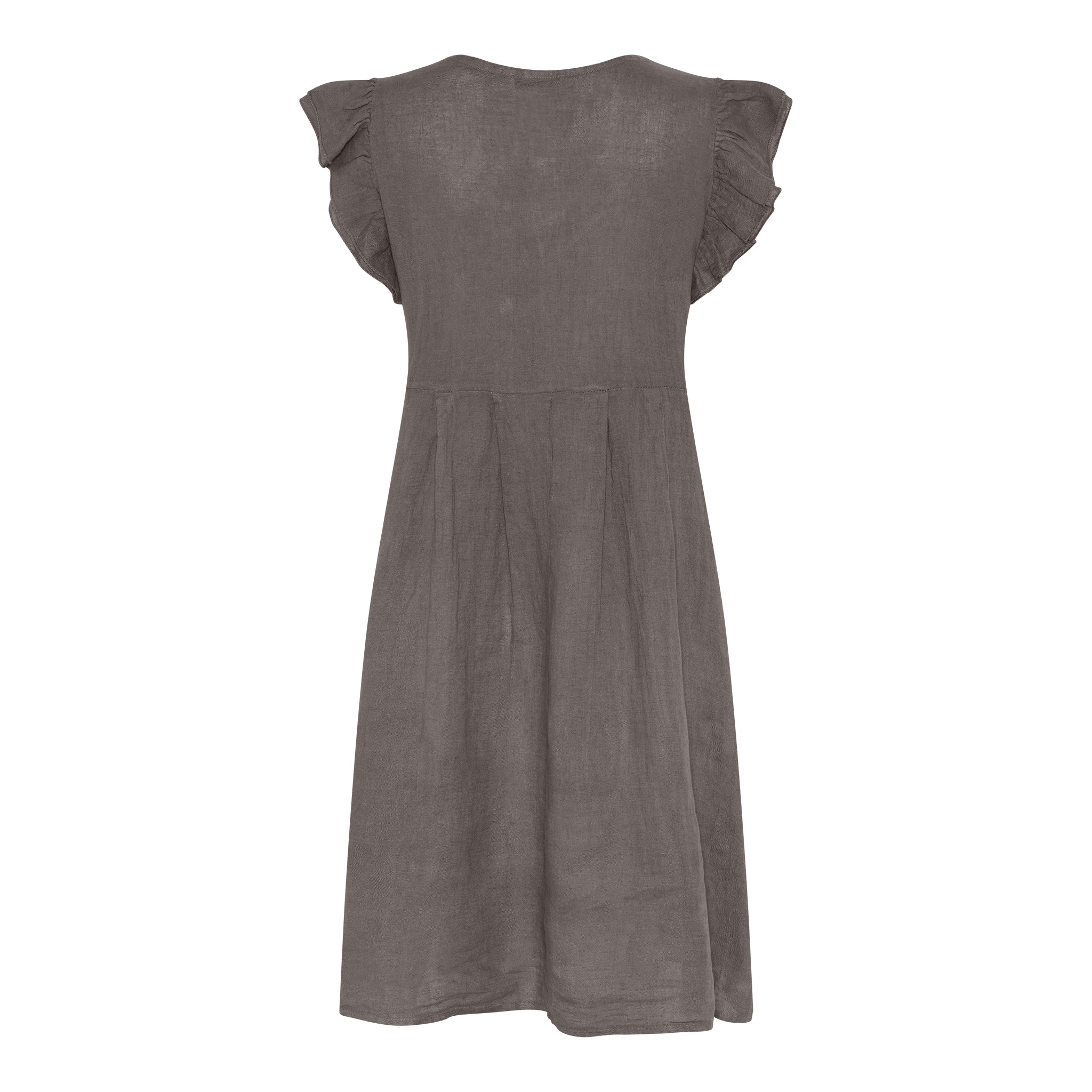 MAPP MALOU LIN DRESS LINEN 136 FANGO
