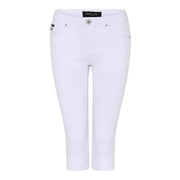 MARC LAUGE MAXON TWILL PIRAT PANTS 3/4 10 WHITE