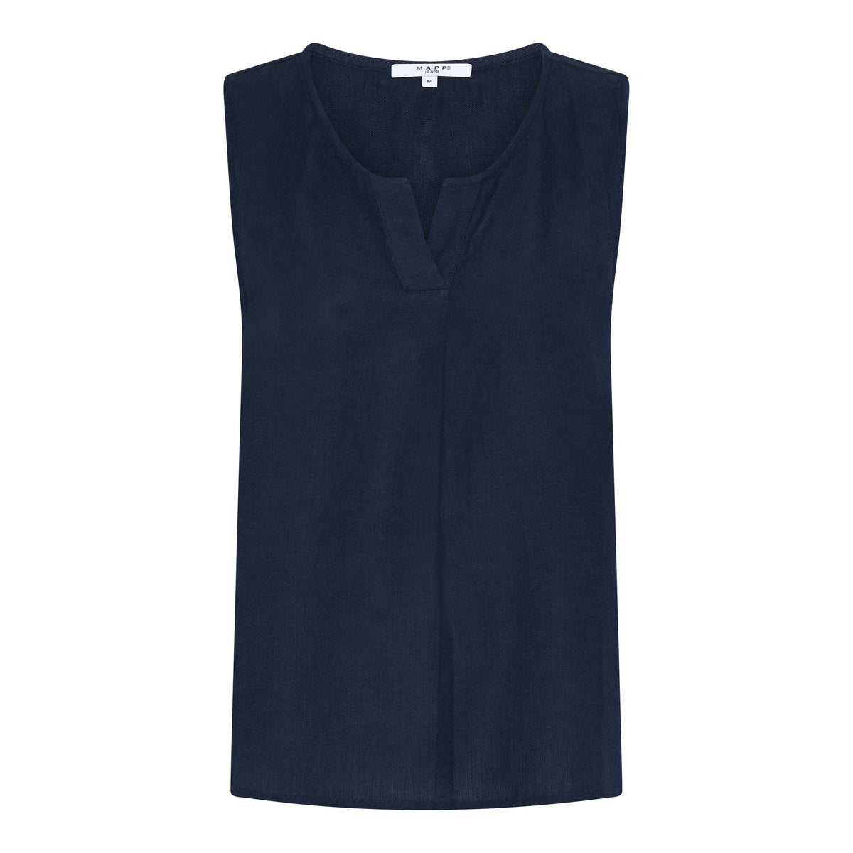 MAPP MAYA TOP LINEN 104 NAVY
