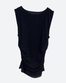 MARC LAUGE MESS STUD TOP TOP/T-SHIRT 80 BLACK