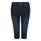 MARC LAUGE METTE PIRAT DENIM JEANS PANTS 3/4 9696 BLUE DENIM USED