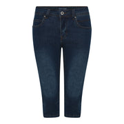 MARC LAUGE METTE DENIM PIRAT PANTS 3/4 9696 BLUE DENIM USED