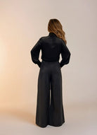 MARC LAUGE MIA LACE SHIRT BLOUSE/SHIRT 80 BLACK