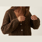 MOONDUST MILLE KNIT KNITWEAR 129 CHOCOLATE