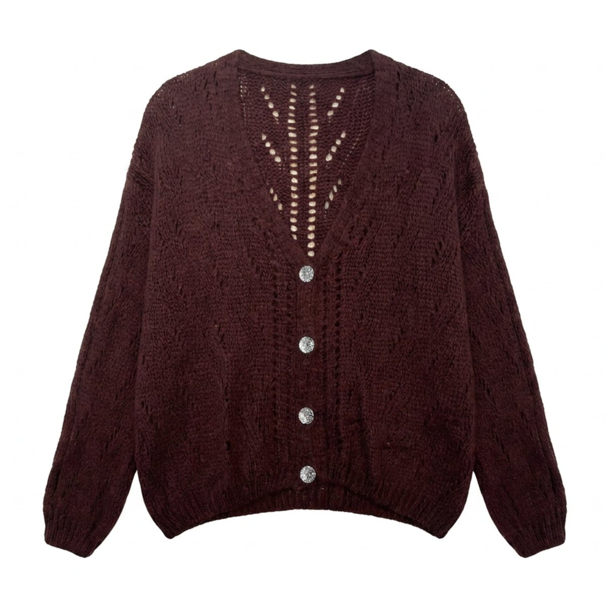 MOONDUST MILLE KNIT KNITWEAR 400 BORDEAUX