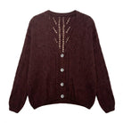 MOONDUST MILLE KNIT KNITWEAR 400 BORDEAUX