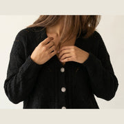 MOONDUST MILLE KNIT KNITWEAR 80 BLACK