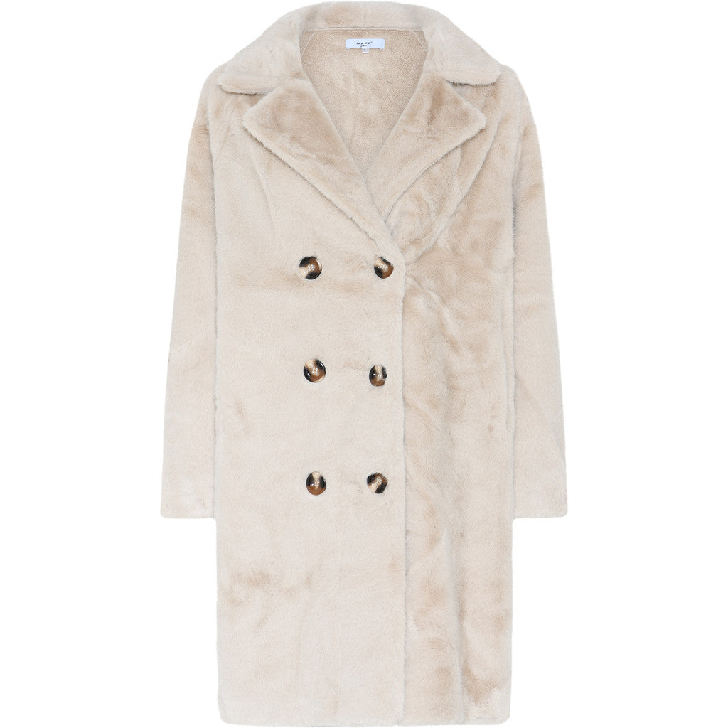 MAPP MINKY JACKET FUR OUTERWEAR 20 OFF WHITE