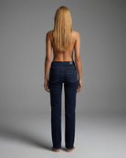 M JEANS Macy Straight Denim Jeans DENIM/TWILL 98 DARK BLUE