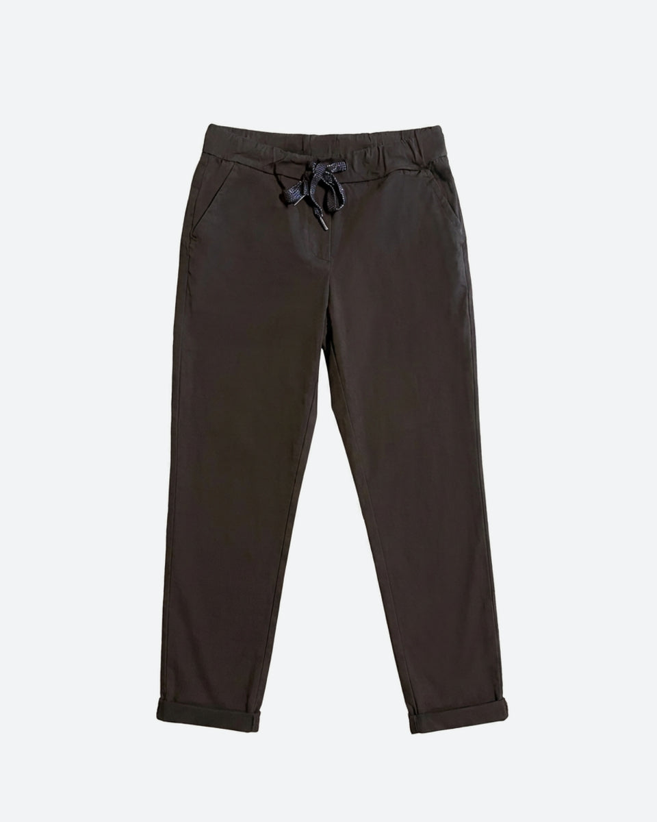 M JEANS Magic Solid Pant PANTS 129 CHOCOLATE