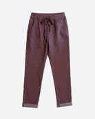 M JEANS Magic Solid Pant PANTS 400 BORDEAUX