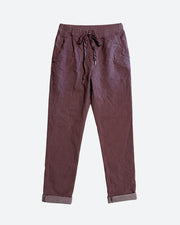 M JEANS Magic Solid Pant PANTS 400 BORDEAUX