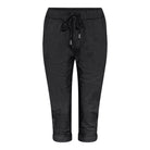 M JEANS Magic Solid Pirate PANTS 3/4 80 BLACK