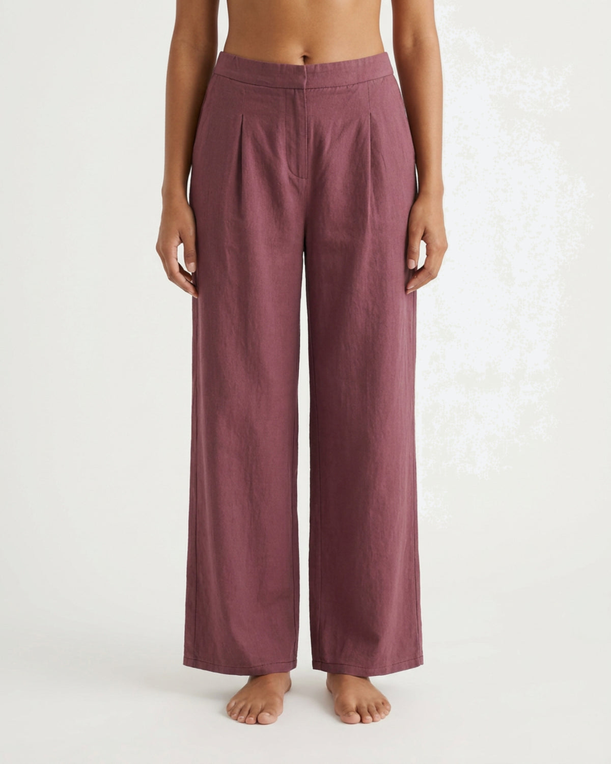 M JEANS Magic Wide Pant PANTS 400 BORDEAUX