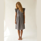 MAPP Malou Linen Dress Sage | MAPP LINEN 136 FANGO