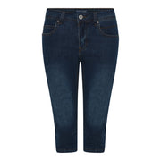 MARC LAUGE Mette Denim Pirate PANTS 3/4 9696 BLUE DENIM USED