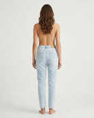 MARC LAUGE Mommy Jeans DENIM/TWILL 899699 LIGHT BLUE USED