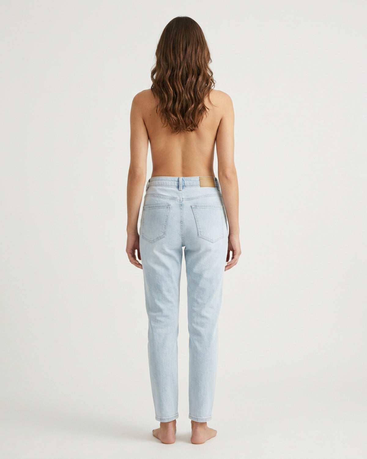 MARC LAUGE Mommy Jeans DENIM/TWILL 899699 LIGHT BLUE USED