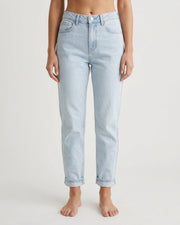MARC LAUGE Mommy Jeans DENIM/TWILL 899699 LIGHT BLUE USED