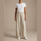MOONDUST Moondust Anne Button Pant | Wide Leg Pants PANTS 27 SAND