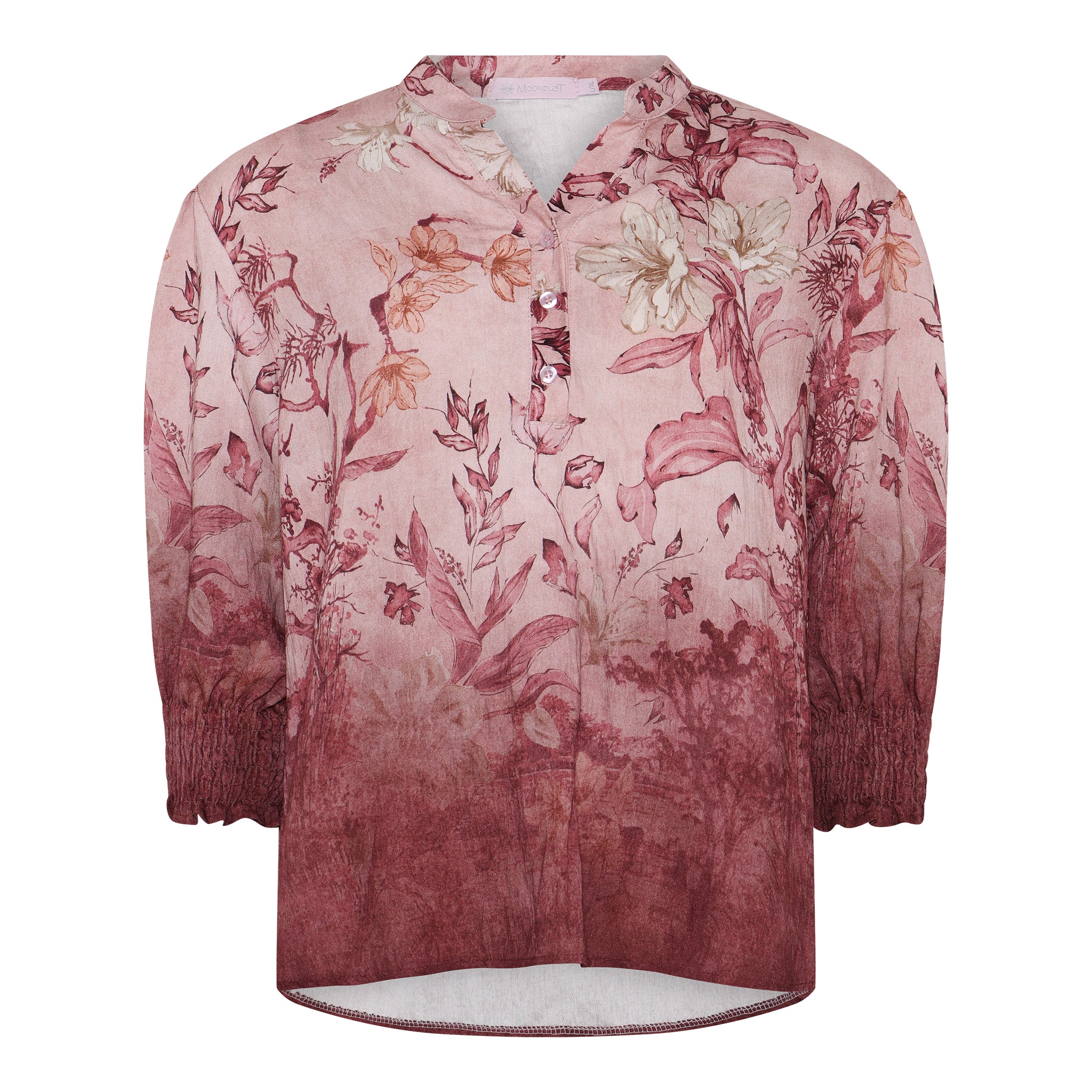 MOONDUST Moondust Bella Blouse | Floral Blouse BLOUSE/SHIRT 303 ROSE