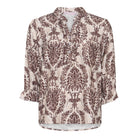 M JEANS Moondust Bella Frill Blouse | Printed Blouse BLOUSE/SHIRT 136 FANGO