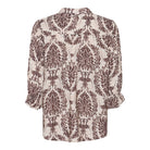M JEANS Moondust Bella Frill Blouse | Printed Blouse BLOUSE/SHIRT 136 FANGO