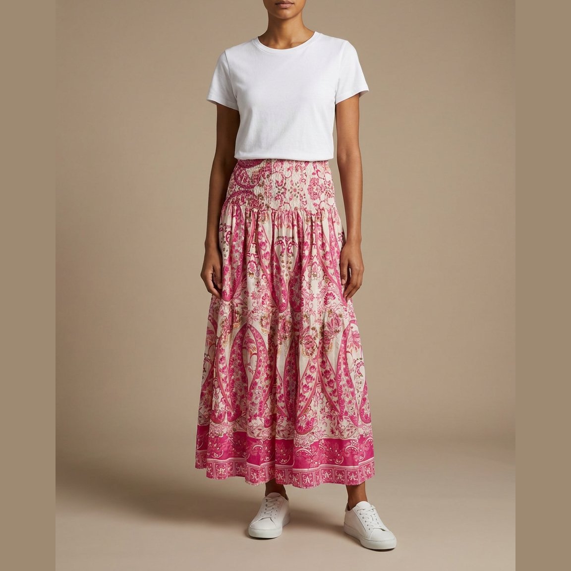MOONDUST Moondust Bella Small Paisley Blouse | Paisley Blouse SHORTS/SKIRT 514 PINK