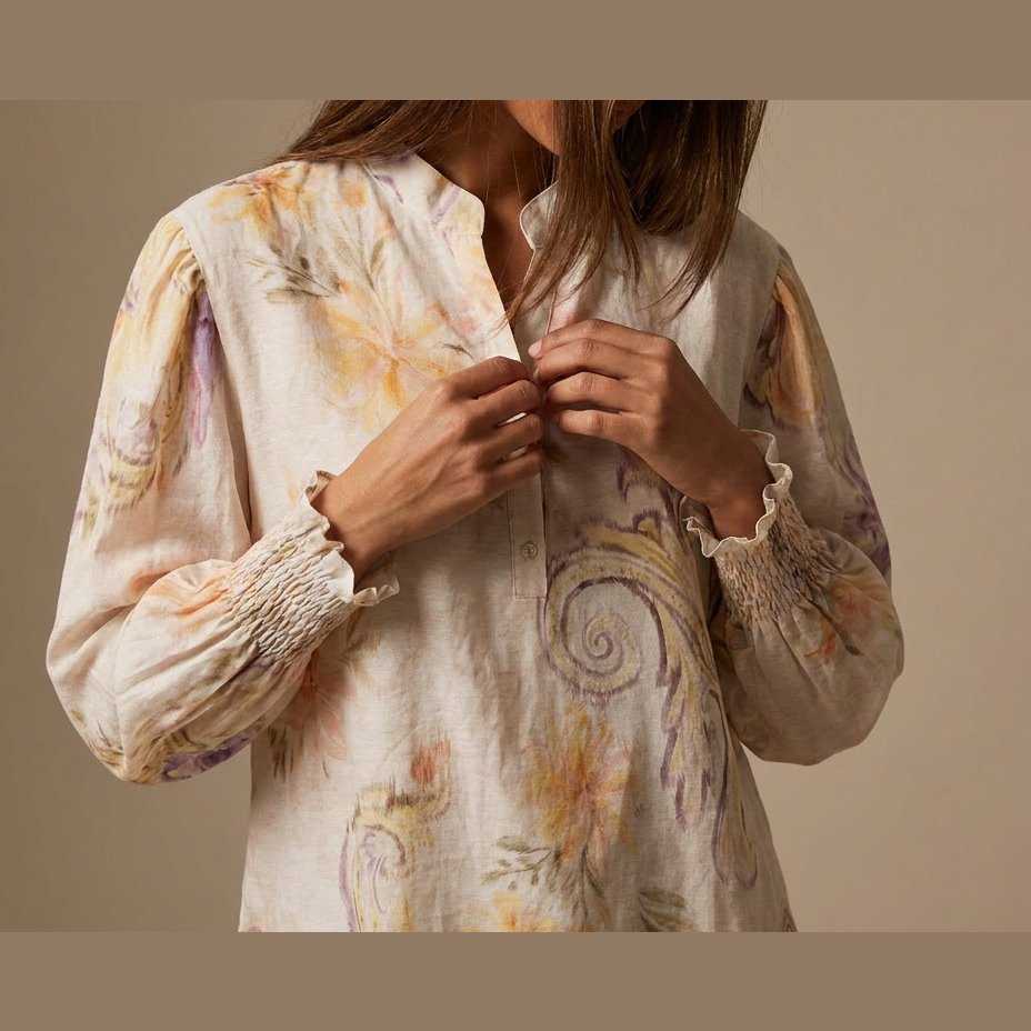 MOONDUST Moondust Bella Water Blouse | Blouse BLOUSE/SHIRT 20 OFF WHITE