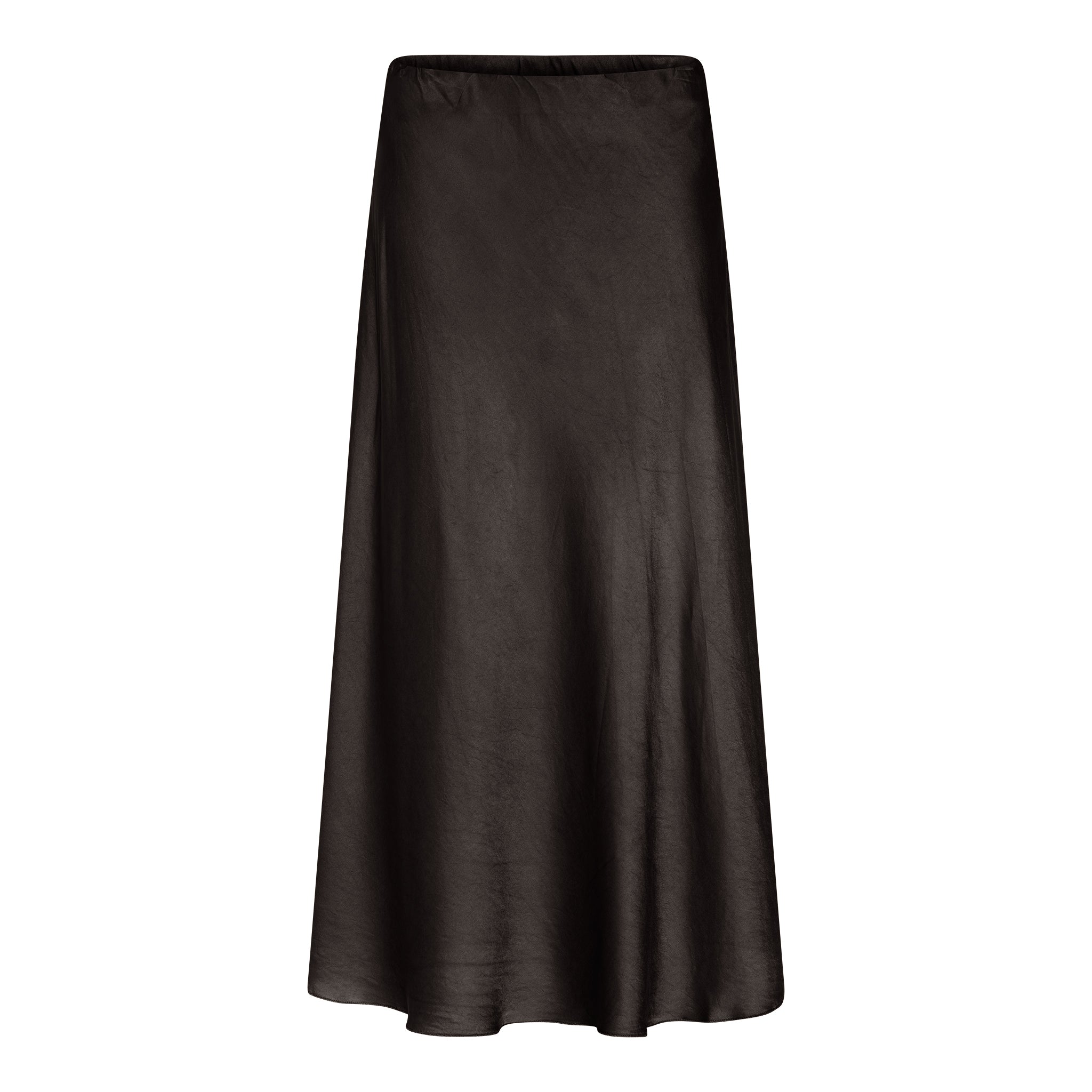 MOONDUST Moondust Bye Skirt | Satin Skirt SHORTS/SKIRT 129 CHOCOLATE