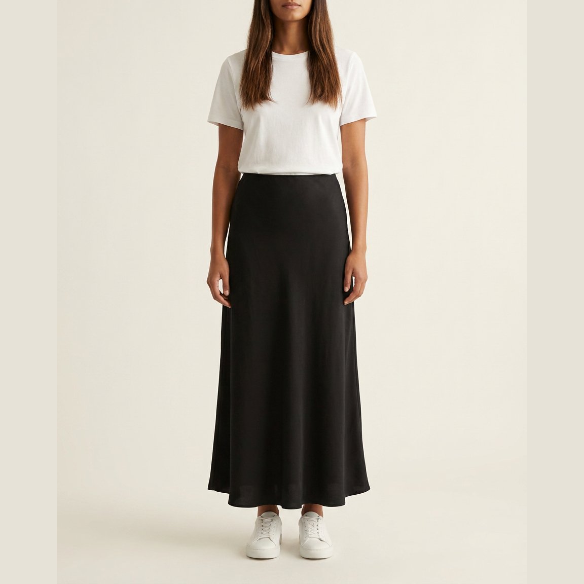 MOONDUST Moondust Bye Skirt | Satin Skirt SHORTS/SKIRT 80 BLACK