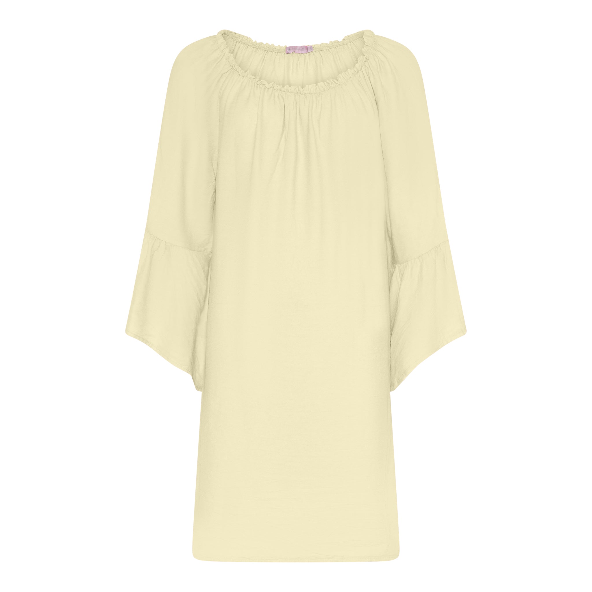 MOONDUST Moondust Lina Solid Dress | Light Dress DRESS/JUMPSUIT 141 SOFT YELLOW