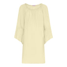 MOONDUST Moondust Lina Solid Dress | Light Dress DRESS/JUMPSUIT 141 SOFT YELLOW