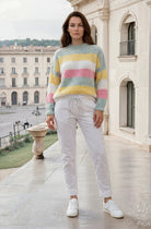 MOONDUST Moondust Magic Solid Pant | Stretch Pants PANTS 10 WHITE