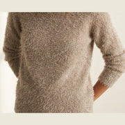 MOONDUST Moondust Plys Pailet Blouse | Soft Knit with Subtle Sequin Detail BLOUSE/SHIRT 136 FANGO