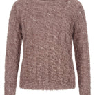 MOONDUST Moondust Plys Pailet Blouse | Soft Knit with Subtle Sequin Detail BLOUSE/SHIRT 303 ROSE