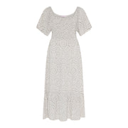 MOONDUST Moondust Selma Gage Ink Dress | Feminine Printed Dress DRESS/JUMPSUIT 27 SAND