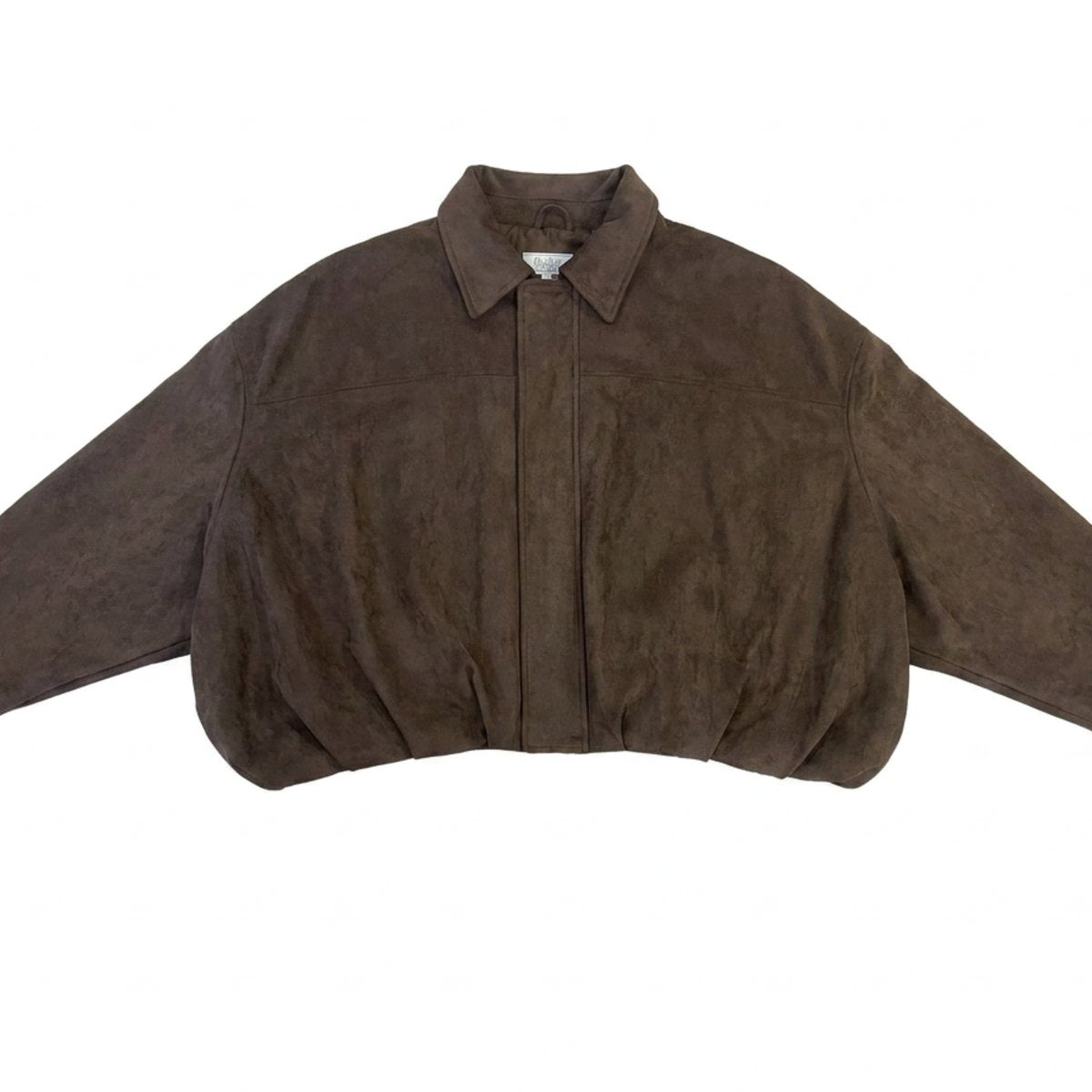 MOONDUST Moondust Suede Bumper Jacket | Modern Suede Look Jacket OUTERWEAR 129 CHOCOLATE