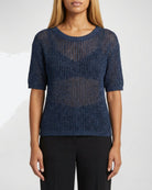 MOONDUST Moondust Verona Knit | Lightweight Relaxed Fit Sweater KNITWEAR 104 NAVY