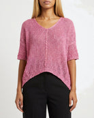 MOONDUST Moondust Verona Knit | Lightweight Relaxed Fit Sweater KNITWEAR 514 PINK