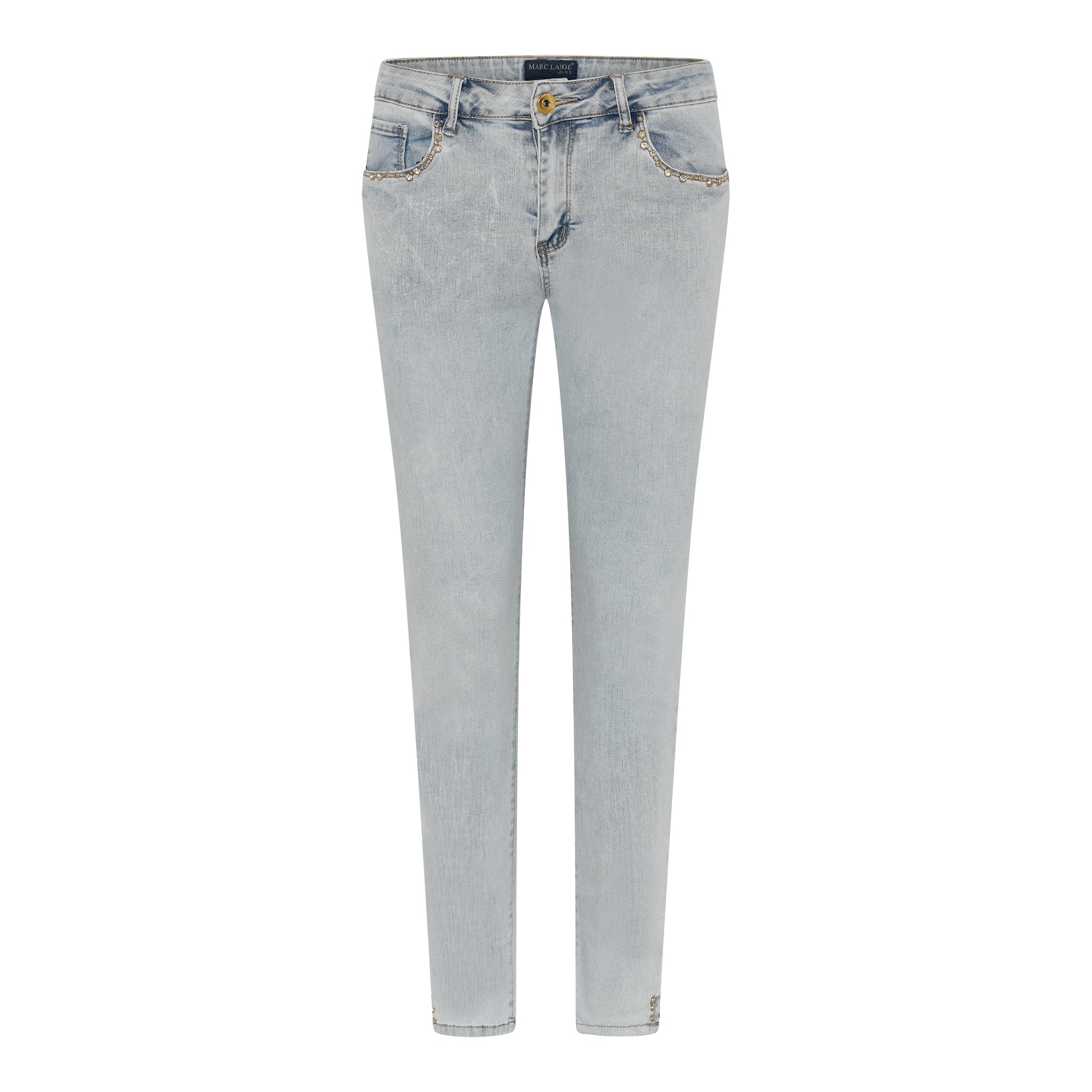 MARC LAUGE NEW DIAMOND JEANS DENIM/TWILL 899699 LIGHT BLUE USED