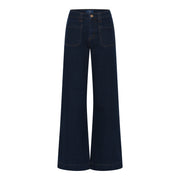M JEANS NEW TUTTI WIDE DENIM JEANS DENIM/TWILL 96 DARK BLUE DENIM