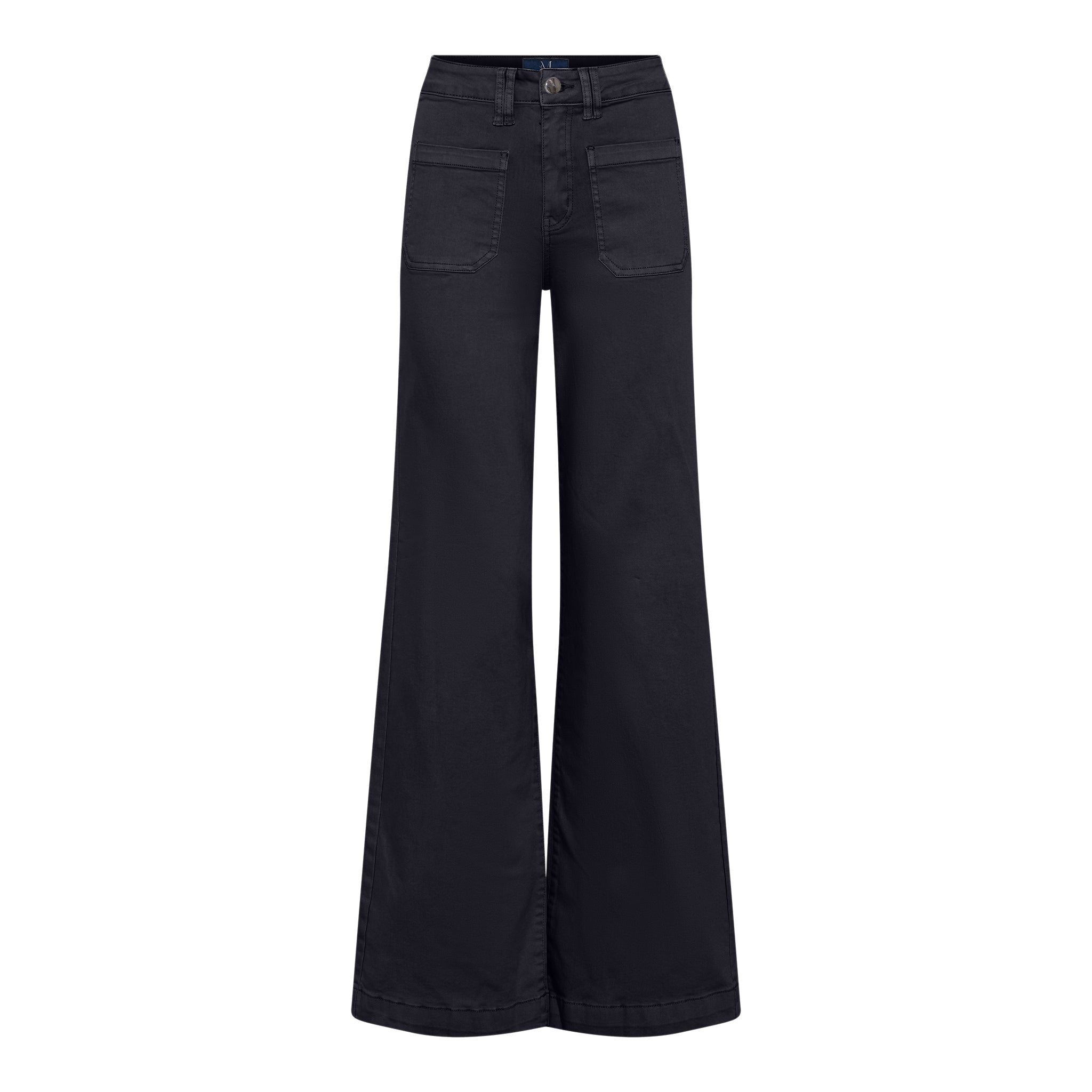 M JEANS NEW TUTTI WIDE TWILL PANTS DENIM/TWILL 104 NAVY
